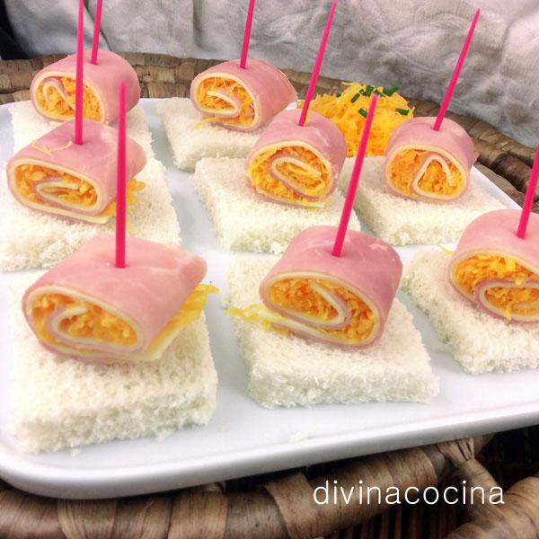 receta de rollitos de jamon,queso y huevo hilado receta de rollitos de jamon,queso y huevo hilado