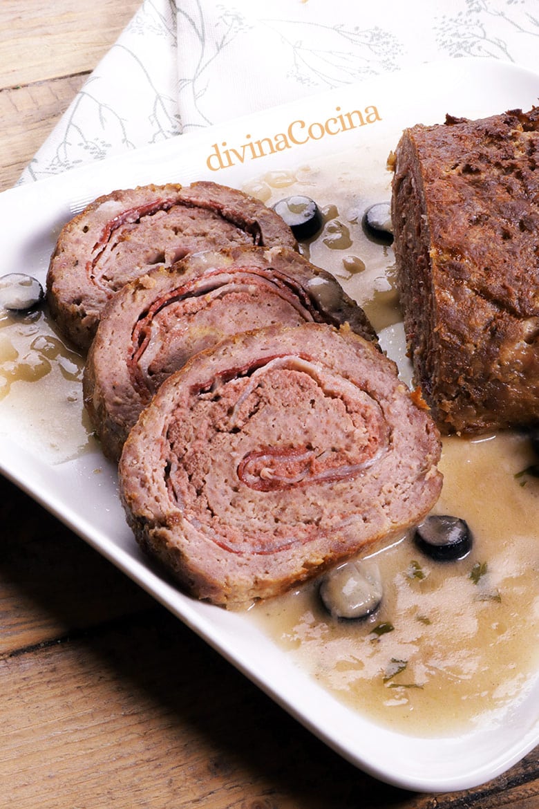 rollo de carne picada relleno rollo de carne picada relleno