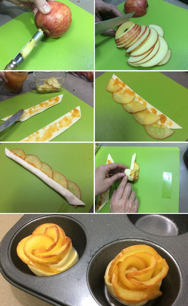 rosas de manzana paso a paso rosas de manzana paso a paso