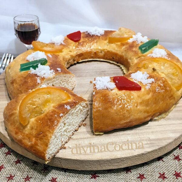 Roscón de Reyes fácil (sin masa madre)