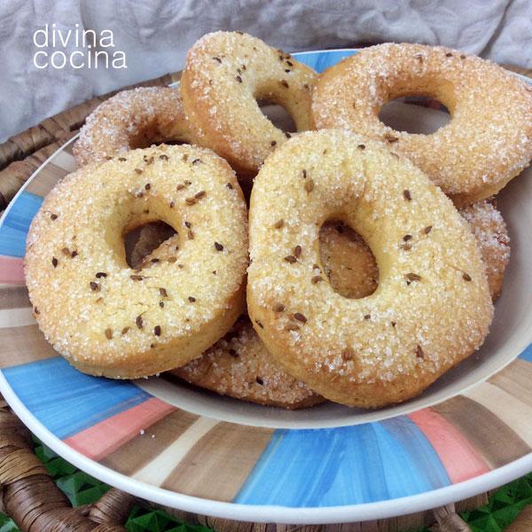 Roscos de anís o vino dulce al horno