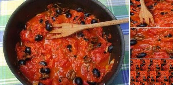 SALSA DE TOMATE con aceitunas negras, Si te gusta dinos HOLA y dale a Me Gusta MIREN…