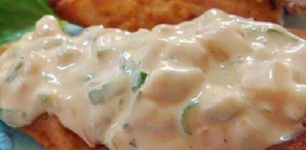 SALSA PARA COMER CON PESCADO – igual que los que sólo ve en los restaurantes. (va a ser éxito en la semana santa)