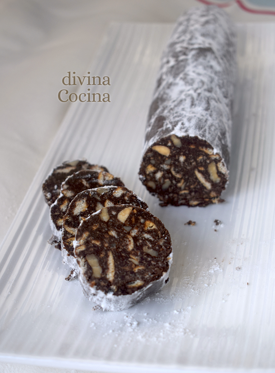 salchichon de chocolate salchichon de chocolate