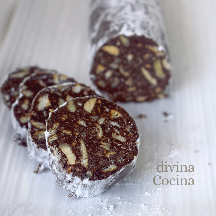 salchichon de chocolate salchichon de chocolate