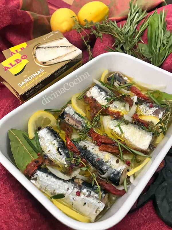 Sardinas marinadas a la italiana