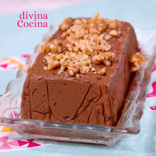 Semifrío de chocolate