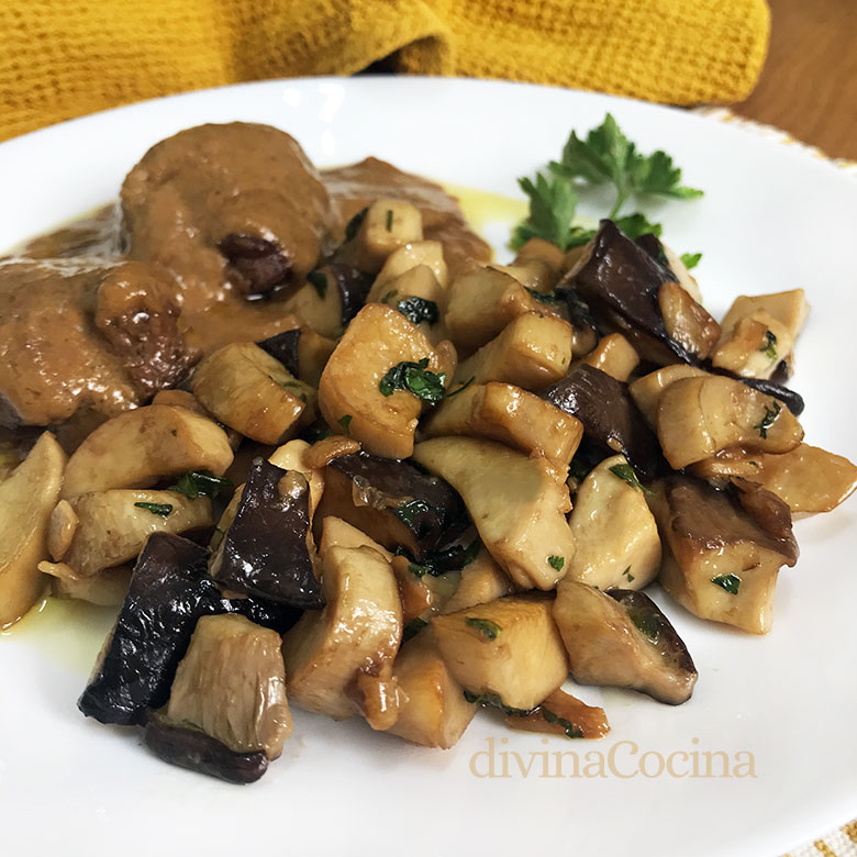 setas al ajillo guarnicion setas al ajillo guarnicion