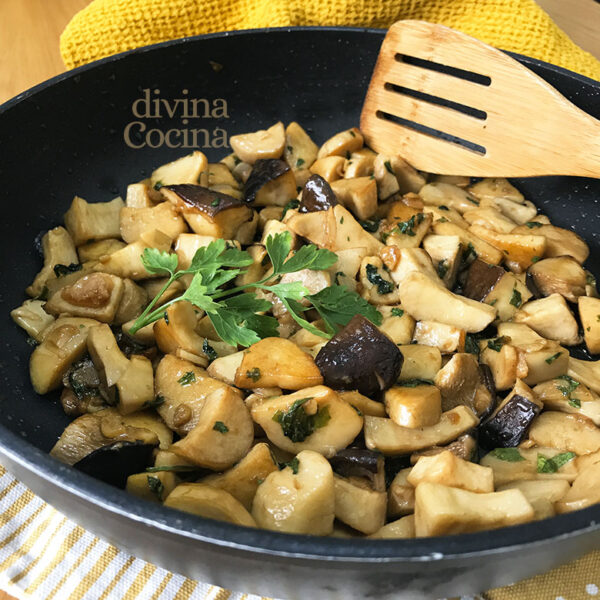 Setas al ajillo