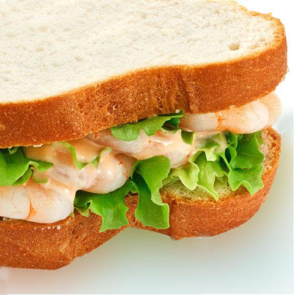 sándwich de gambas sándwich de gambas