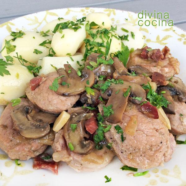 Solomillo de cerdo a la castellana