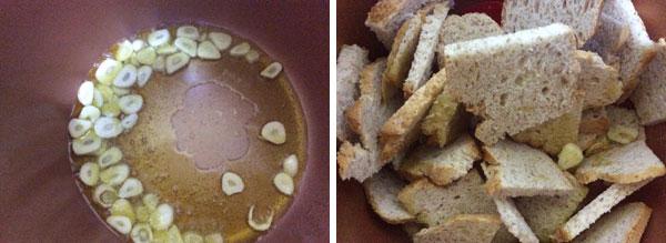 sopa de ajo con hierbabuena sopa de ajo con hierbabuena