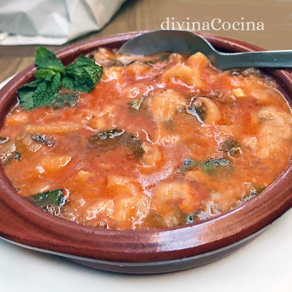 sopa de tomate