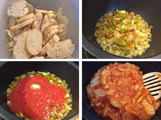 sopa de tomate paso a paso