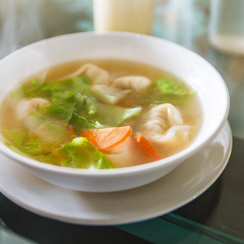 sopa wantan sopa de wantan