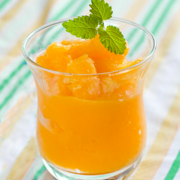 receta de sorbete mandarina para navidad