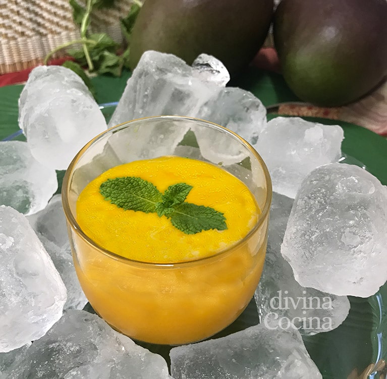 sorbete de mango sorbete de mango
