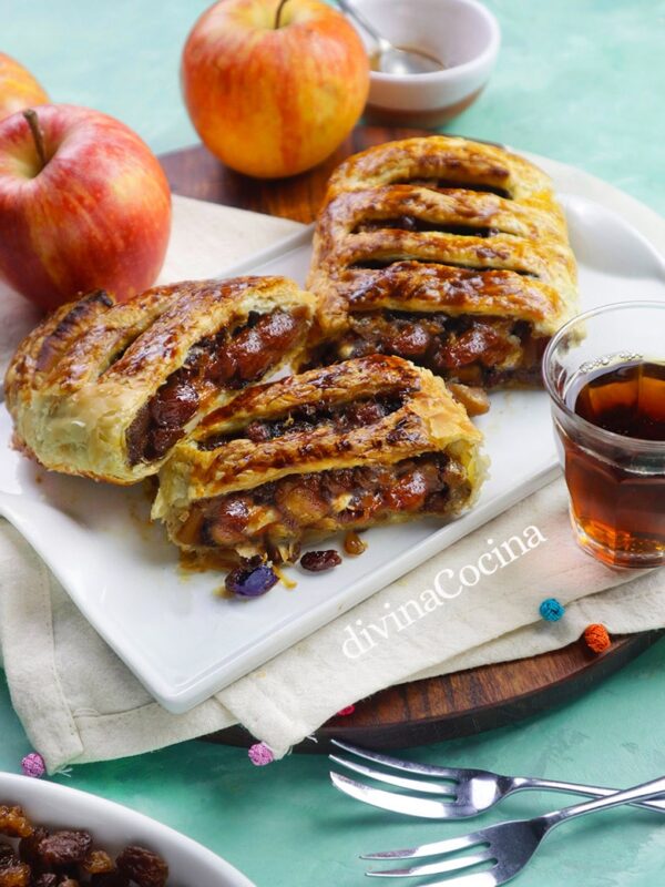 Strudel de manzana fácil y rápido