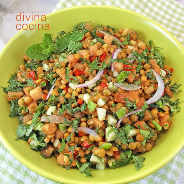 tabule de lentejas tabule de lentejas