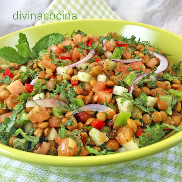 tabule de lentejas tabule de lentejas