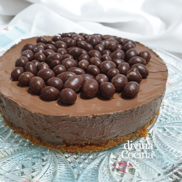 Tarta Conguitos sin horno