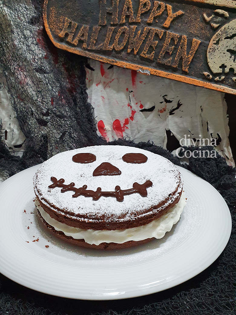 tarta halloween de chocolate tarta halloween de chocolate