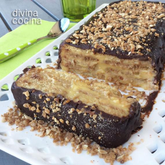 tarta de galletas y flan tarta de galletas y flan