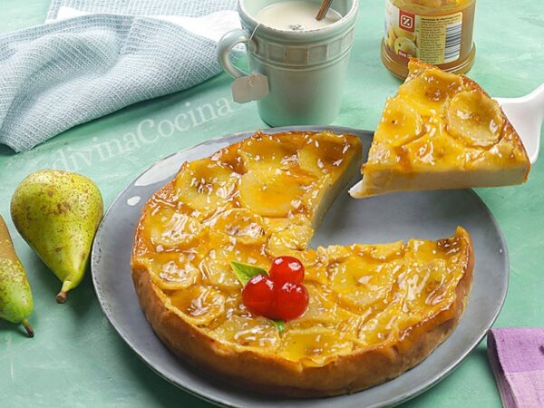 Tarta de peras fácil