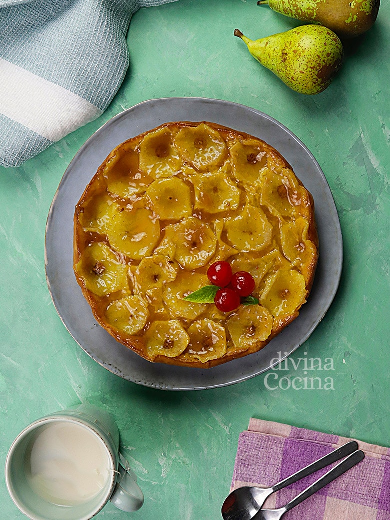tarta de peras facil tarta de peras facil