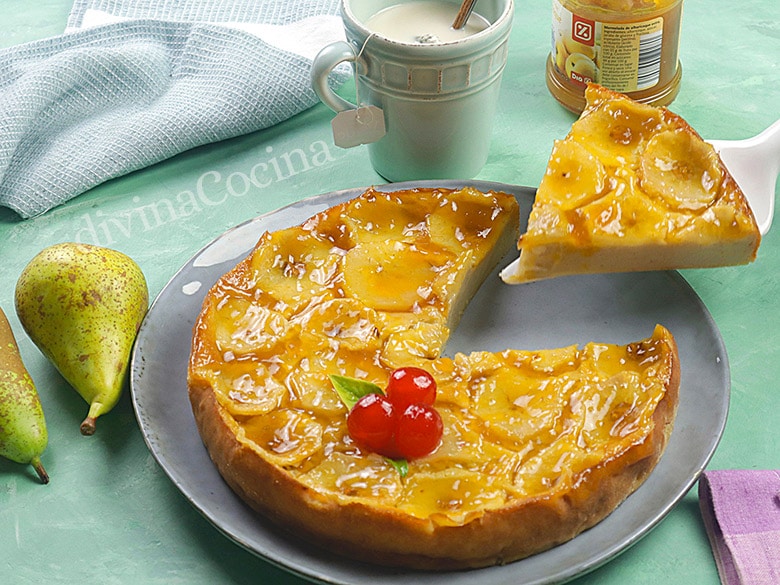 tarta de peras facil tarta de peras facil