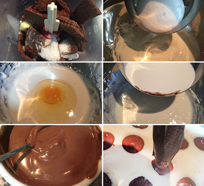 tarta de queso lunares chocolate paso a paso tarta de queso lunares chocolate paso a paso