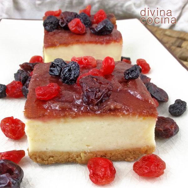 Tarta de queso y chocolate blanco