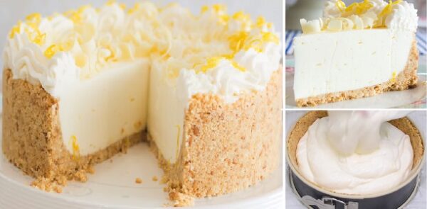 Tarta fría o Pie de limón Postre sin horno ” By Quiero Cupcakes “Si te gusta dinos HOLA y dale a Me Gusta MIREN…