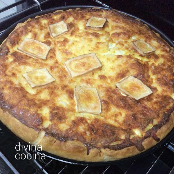 Tarta salada de queso