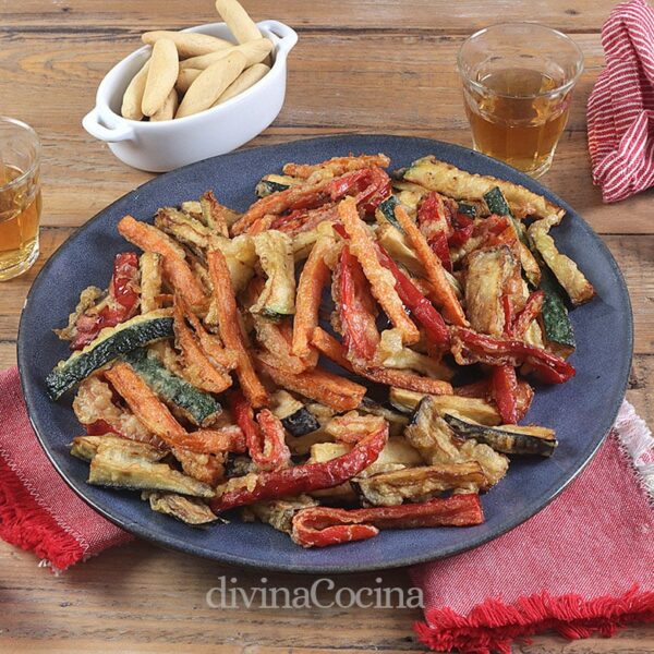 Tempura rápida de verduras