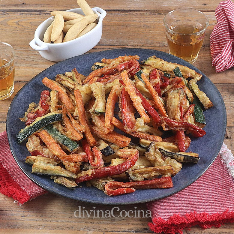 tempura rapida de verduras