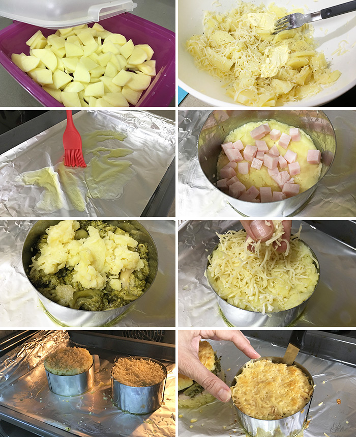 timbal brocoli patatas paso a paso timbal brocoli patatas paso a paso