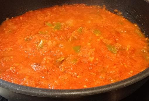 tomate frito de espumadera tomate frito de espumadera