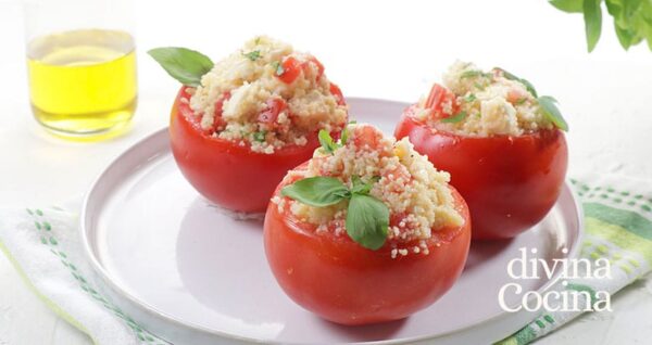 Tomates rellenos de cuscús