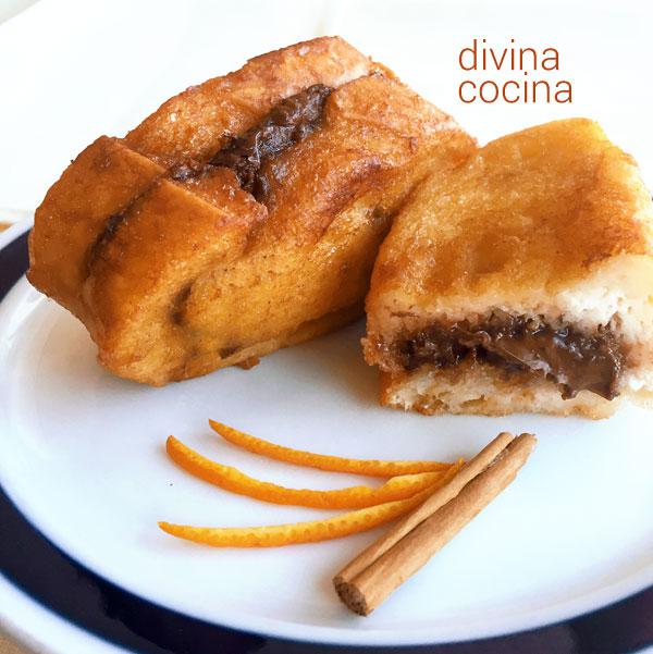 torrijas rellenas de nocilla o nutella torrijas rellenas de nocilla o nutella