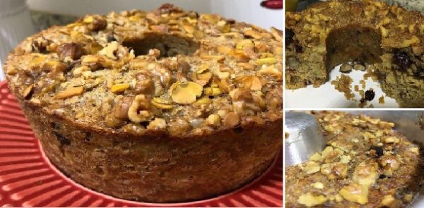 Torta de Plátano con Avena y Castañas “Si te gusta dinos HOLA y dale a Me Gusta MIREN…