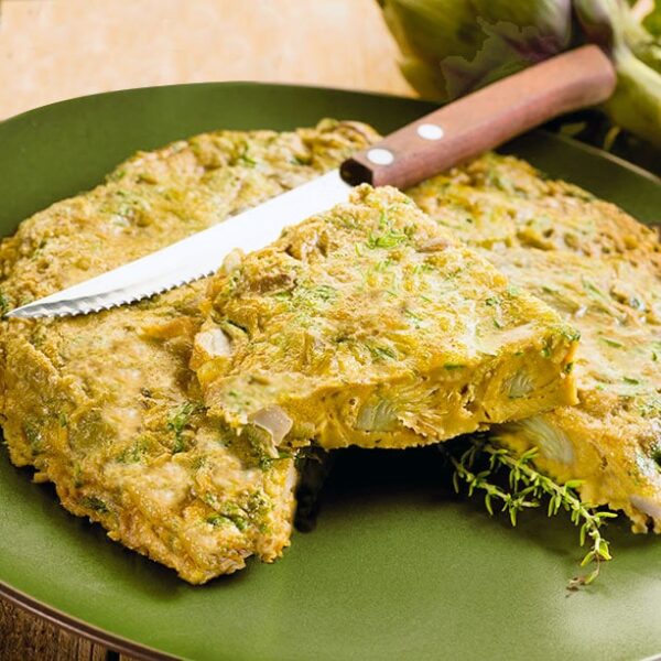 Tortilla de alcachofas
