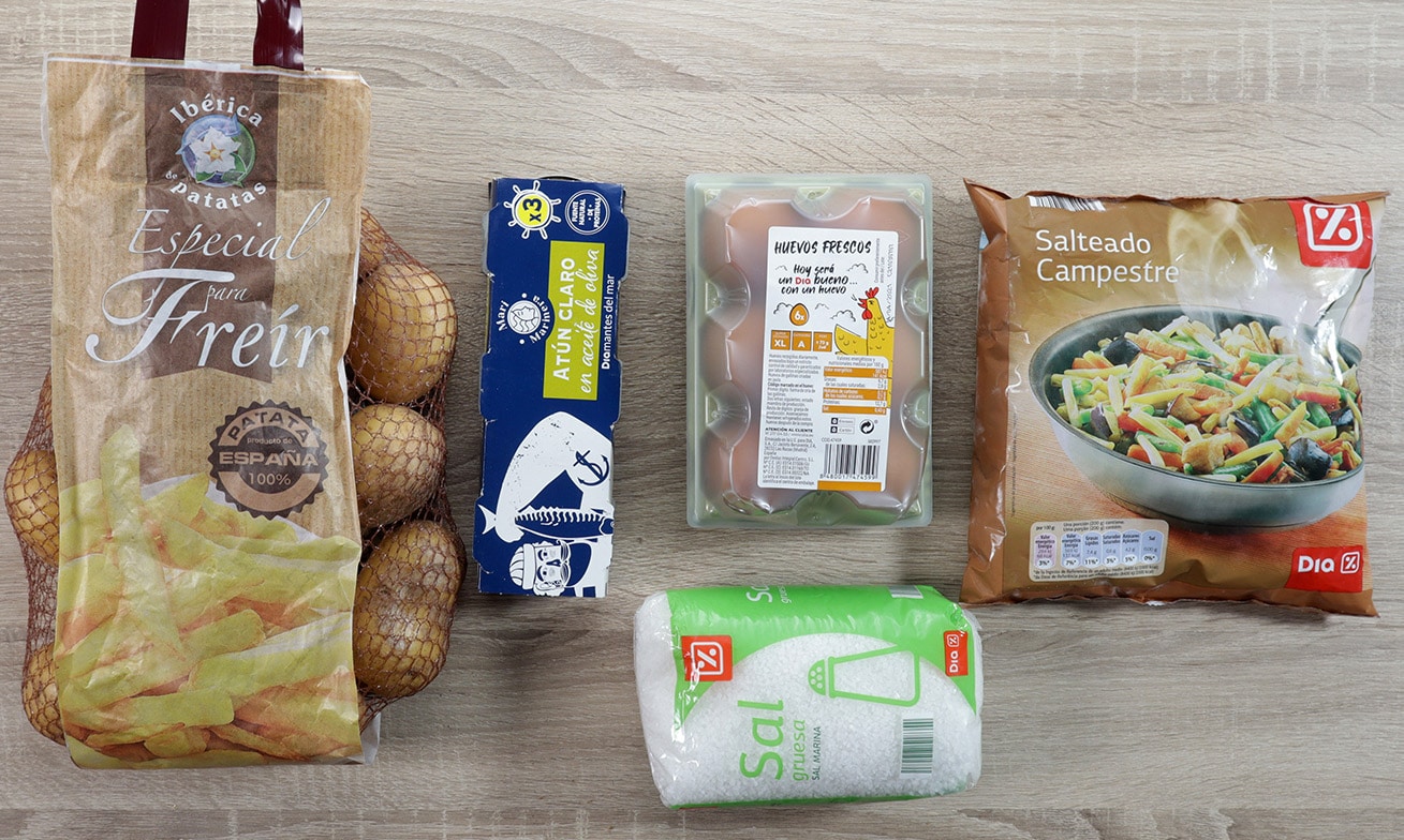 tortilla de patatas verdura atun ingredientes tortilla de patatas verdura atun ingredientes