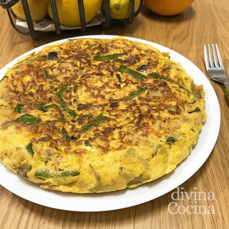 tortilla patatas atun y verdura tortilla patatas atun y verdura