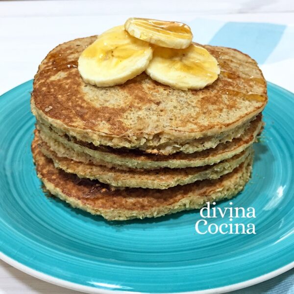 Tortitas de avena y frutas