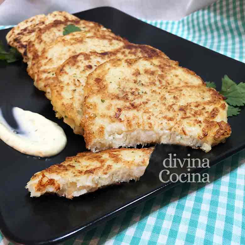 tortitas de coliflor tortitas de coliflor