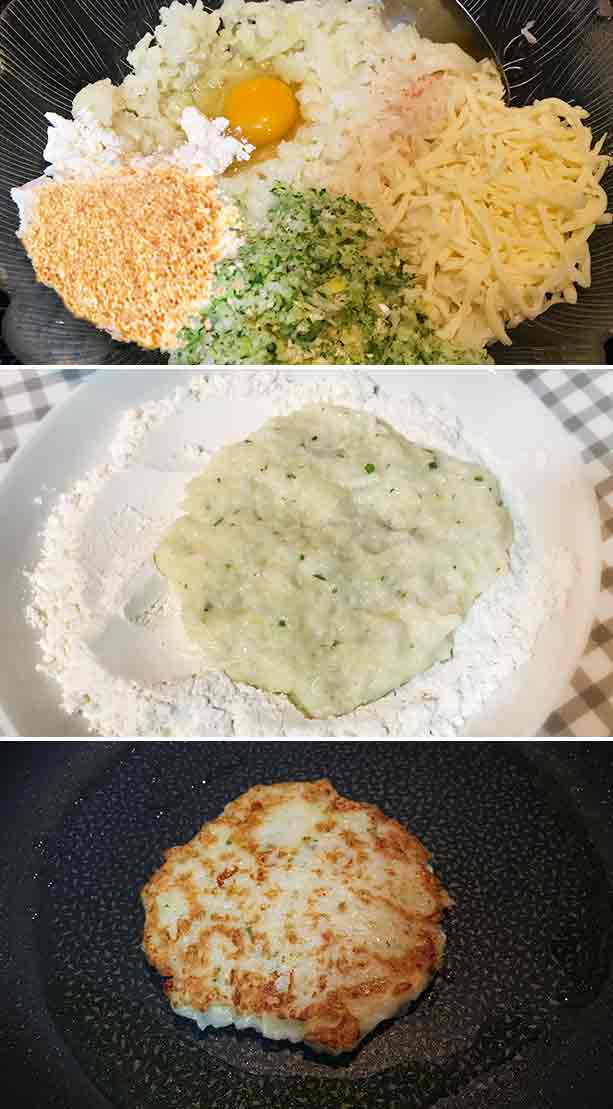 tortitas de coliflor paso a paso tortitas de coliflor paso a paso