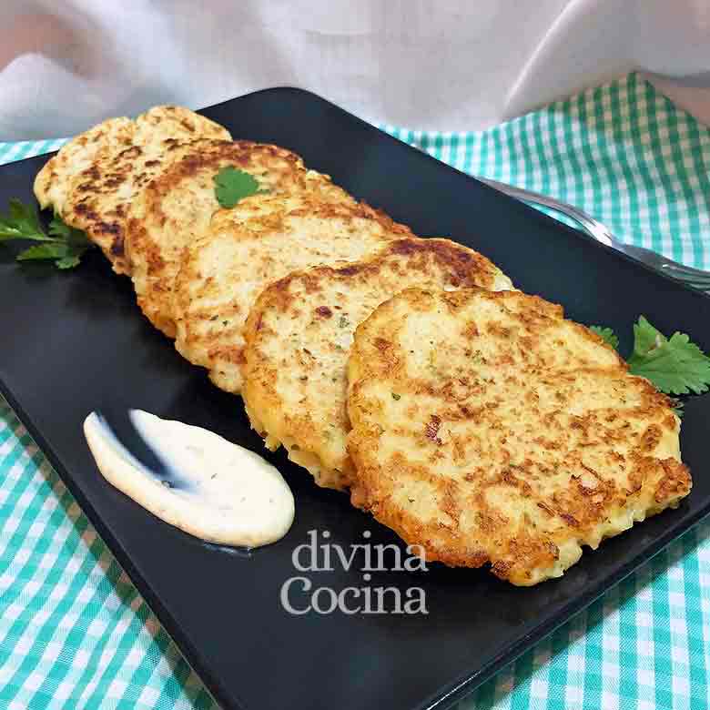 tortitas de coliflor tortitas de coliflor