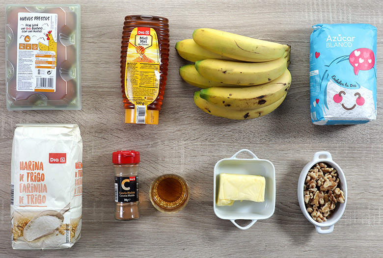 tortitas de platano ingredientes