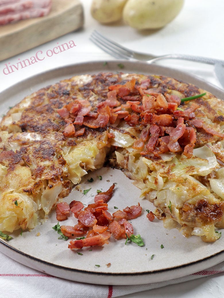 trinxat de col patatas y panceta